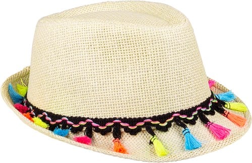 Trendy Hippie Hoedje met Kwastjes