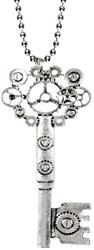 Ketting Steampunk Sleutel Steamkey