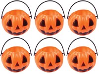 Mini Pompoen Emmer Rond Oranje (6 stuks)
