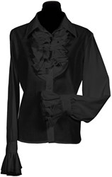 Damesblouse Xandra Zwart 