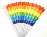 Spaanse Waaier Rainbow - Regenboog (detail)