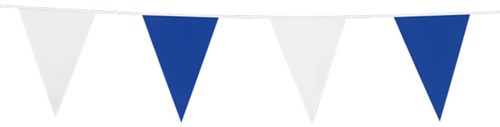 Vlaggenlijn Blauw/Wit 10mtr
