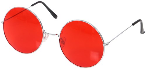 Mega Hippie Bril Rood