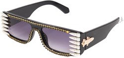 Bril Spikey Diamonds Zwart Luxe