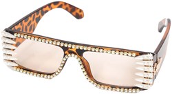 Bril Spikey Diamonds Panter Luxe