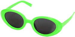 Neon Groene Bril Ovaal