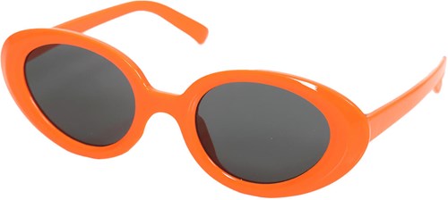 Neon Oranje Bril Ovaal