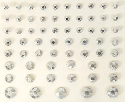 Body Jewel Puntjes Zilver 63st.