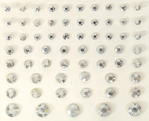 Body Jewel Puntjes Zilver 63st.