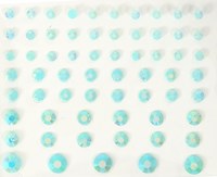 Body Jewel Puntjes Mint Groen 63st.