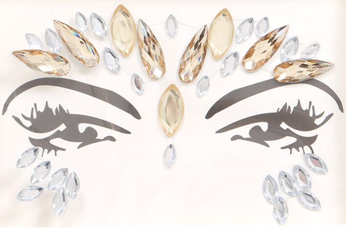 Face & Body Jewels Goud-Zilver