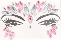 Face & Body Jewels Roze-Zilver