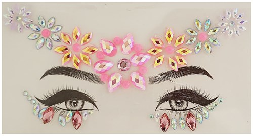 Face & Body Jewels Hippie Flowers