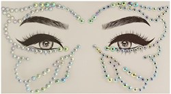 Face & Body Jewels Strass Butterfly