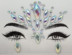 Glow in the Dark Face & Body Jewels Goddess Diamonds