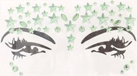 Face & Body Jewels Stars Lichtgroen