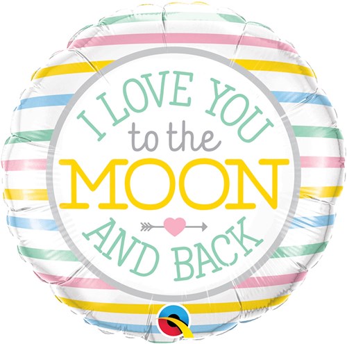 Folieballon Love You To The Moon (45cm)