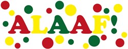 Raamsticker Alaaf (75x25cm)