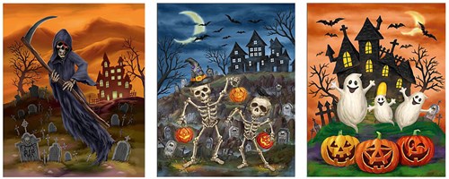 Halloween 3D Raamsticker 25x31cm