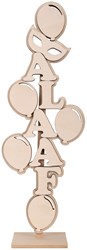 Carnaval Deco Alaaf Hout op Stok - 50cm