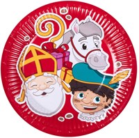Bordjes Sint & Piet 18cm - 10st. Milieuvriendelijk
