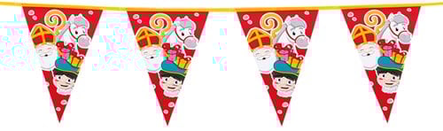 Vlaggenlijn Sint & Piet (6m)