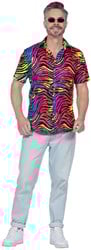 Shirt Neon Regenboog Tijger