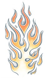 Tattoo Flames - Vlammen (Biker Tattoo)
