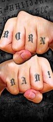 Knokkel Tattoos Alfabet Old English