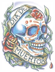 Tattoo Day of the Dead La Rosa