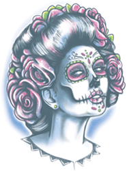 Tattoo Day of the Dead - Senora Muerte
