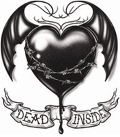 Tattoo Dead Inside (Goth Tattoo)