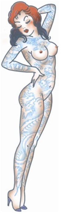 Tattoo Pin-Up Tattooed Girl