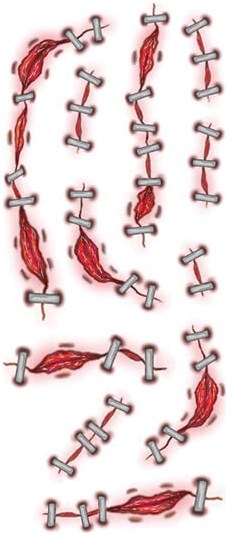 Wond Tattoo FX - Hechtingen (Stapled) (product)