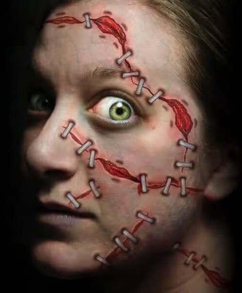 Wond Tattoo FX - Hechtingen (Stapled) 