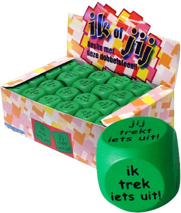 Dobbelsteen Ik trek iets uit /