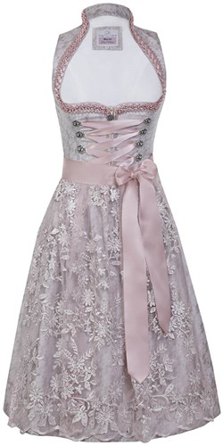 Dirndl Josefa Taupe-Roze Luxe (65cm)