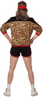 Eighties Disco Panter Outfit Heren (achterkant)