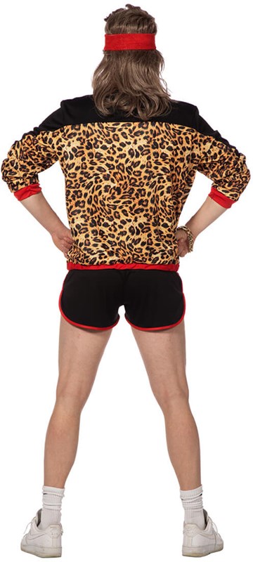 Eighties Disco Panter Outfit Heren (achterkant)