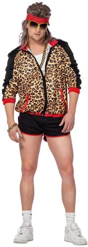 Eighties Disco Panter Outfit Heren