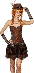 Korset Steampunk Bruin Luxe 