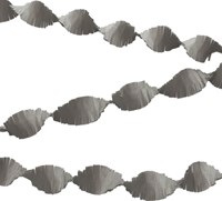 Crepeguirlande Zilver (24m)