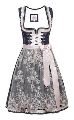 Dirndl Ulrica Blauw Luxe (50cm)