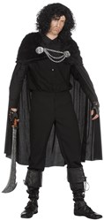 Halloween Cape Warrior Zwart