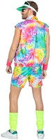 Festival Outfit Heren Aerobic Dude Tie-Dye (achterkant)