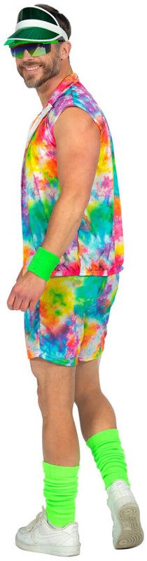 Festival Outfit Heren Aerobic Dude Tie-Dye (zijkant)