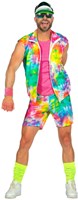 Festival Outfit Heren Aerobic Dude Tie-Dye
