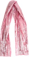 Kreukel Sjaal Metallic Roze