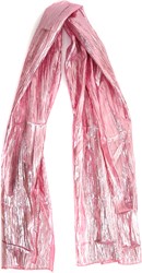 Kreukel Sjaal Metallic Roze