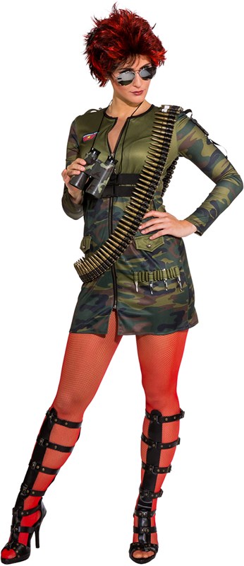 Sexy Damesjurkje Army Lady